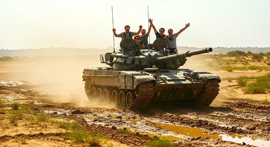 unique experiences in Prague tank driving